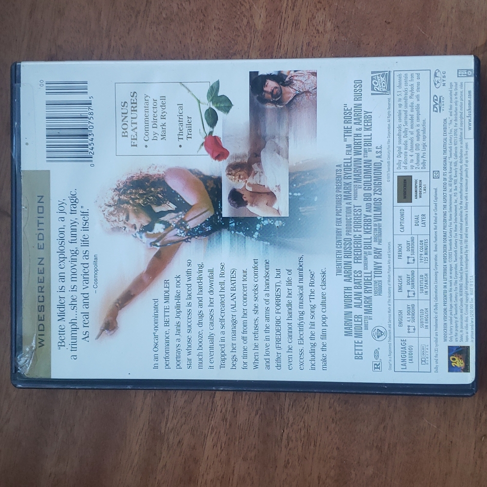The Rose Bette Midler DVD - Picture 2 of 4